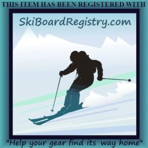 SBR Skier Graphic Sticker