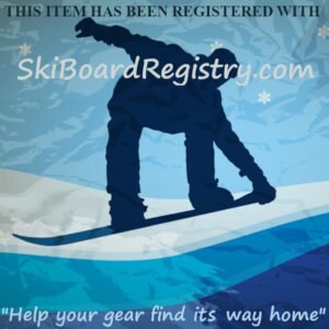 SBR Snowboarder Graphic Sticker